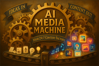 “AI Media Machine” – 12 AI bots build daily viral content